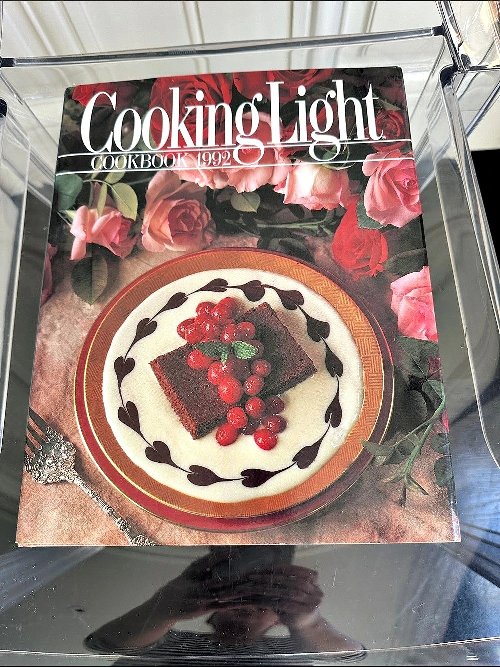 Oxmoor House Cooking Light Cookbook 1992 Green & Red